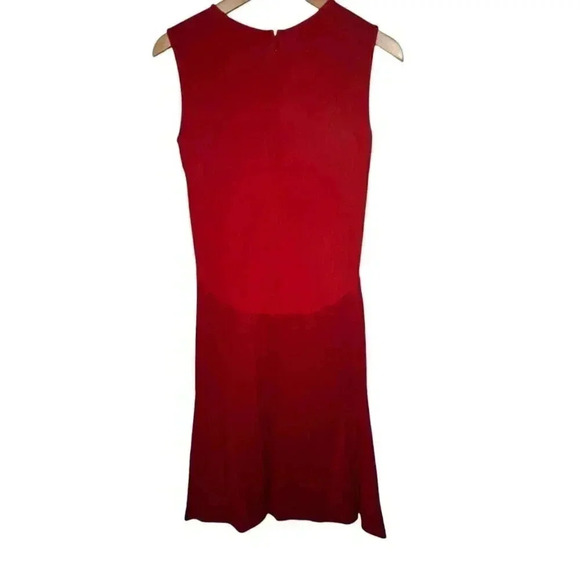 STELLA MCCARTNEY Paneled Sleeveless Dress in Red Size 40 - Picture 3 of 14